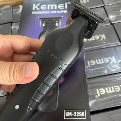 Kemei KM-2299 Men's Hair Clipper Professional Electric Hair Clipper USB Rechargeable Barber Trimmer Men's Electric Hair Clipper Leedoar