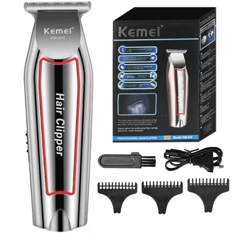 Kemei Professional Hair Trimmer Electric Beard Trimmer For Men Hair Clipper Hair Cutter Machine Haircut Grooming Kit KM-032 Leedoar