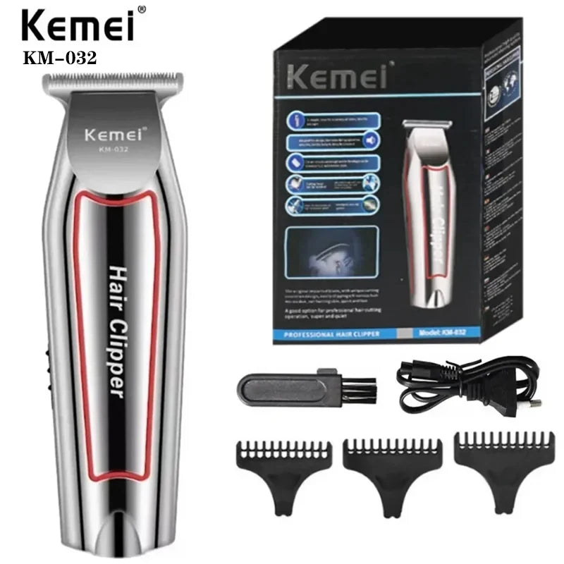 Kemei Professional Hair Trimmer Electric Beard Trimmer For Men Hair Clipper Hair Cutter Machine Haircut Grooming Kit KM-032 Leedoar