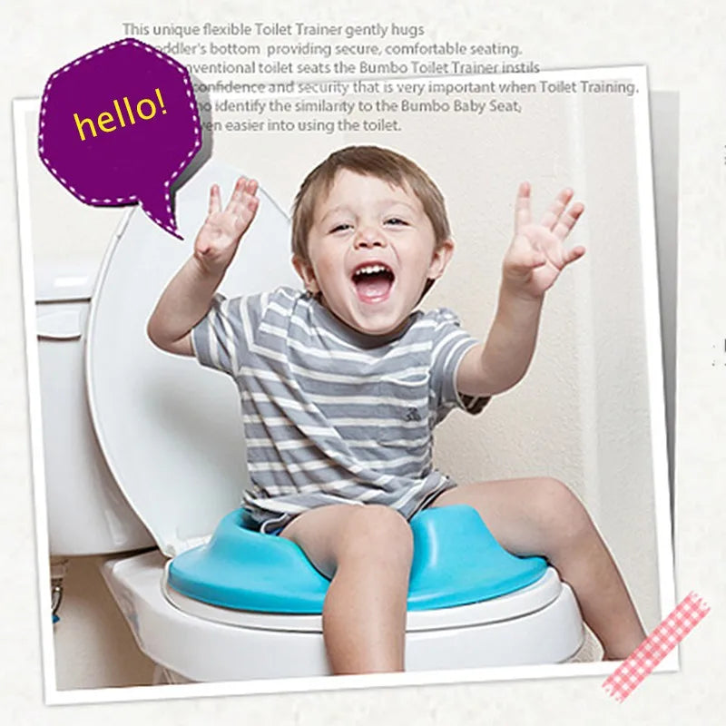 Kids Portable Travel Potty Seat Pad Baby Solid Toilet Training Seat Cover Toddler Urine Assistant Cushion Children Pot Seater Leedoar