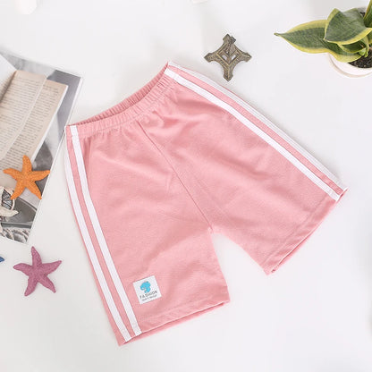 Kids Shorts Wholesale 3-14 Years Children's Casual Short Classic Design Candy Color Student Boys Sweatpants Girls Baby Clothes Leedoar