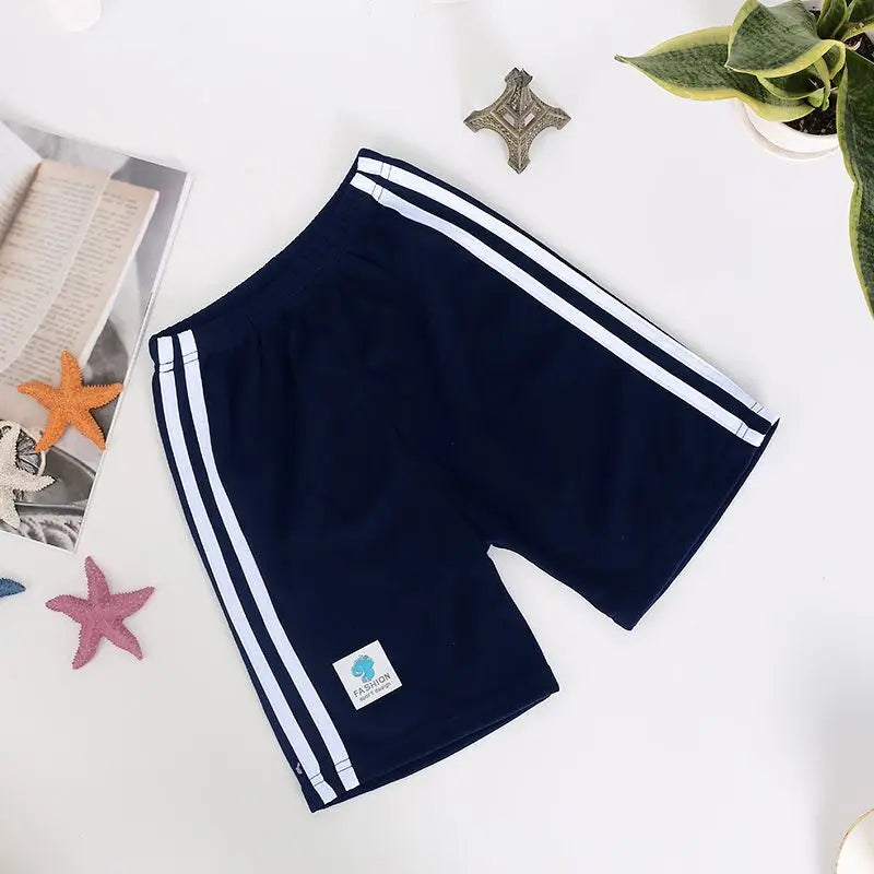 Kids Shorts Wholesale 3-14 Years Children's Casual Short Classic Design Candy Color Student Boys Sweatpants Girls Baby Clothes Leedoar