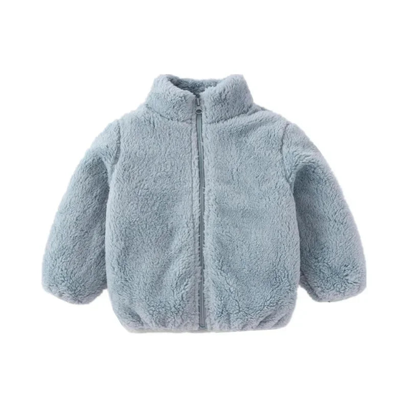 Kids Winter Coats 2024 New Children Outerwear Boy Warm Fleece Jacket Baby Girls Jackets for Autumn Spring Children Clothing Leedoar