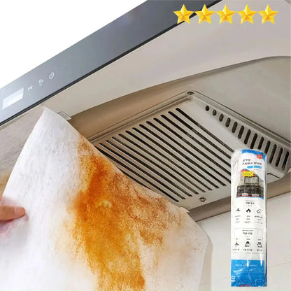 Kitchen Exhaust Range Hood Oil Proof Cover Oil Suction Film Oil Suction Paper Filter Screen Disposable Side Suction Oil Suction Leedoar