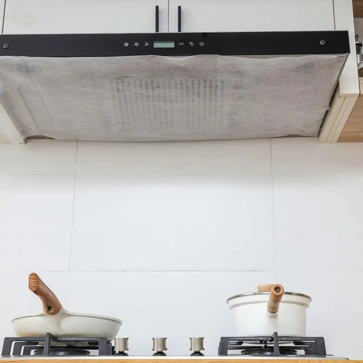 Kitchen Exhaust Range Hood Oil Proof Cover Oil Suction Film Oil Suction Paper Filter Screen Disposable Side Suction Oil Suction Leedoar