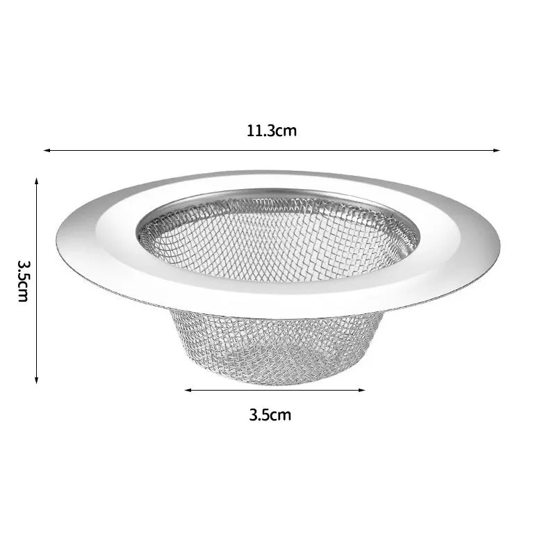 Kitchen Sink Strainer Stainless Steel Sink Funnel Anti Blocking Sink Dishwasher Basin Floor Drain Sewer Hair Strainer Leedoar