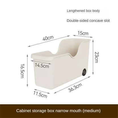 Kitchen Sundry Storage Case with Wheels Seasoning Bottle Vegetable Storage Container Kitchen Closet Organizer Make Up Organizer Leedoar