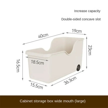 Kitchen Sundry Storage Case with Wheels Seasoning Bottle Vegetable Storage Container Kitchen Closet Organizer Make Up Organizer Leedoar