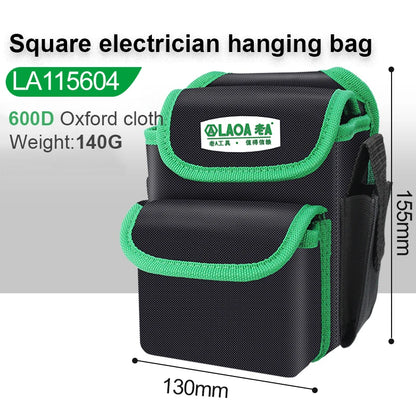 LAOA Multi-function Storage Bag Oxford Cloth Waist Pack Hardware Repair Tool Pocket Wrench Pliers Electrician Household Belt Leedoar