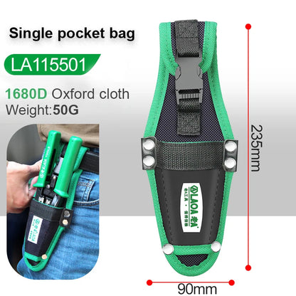 LAOA Multi-function Storage Bag Oxford Cloth Waist Pack Hardware Repair Tool Pocket Wrench Pliers Electrician Household Belt Leedoar