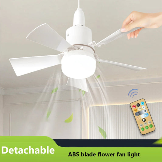 LED 30W Ceiling Fan Light LED Fan Ceiling Light With Remote Dimming Function Suitable for Living Room Study and Home Use