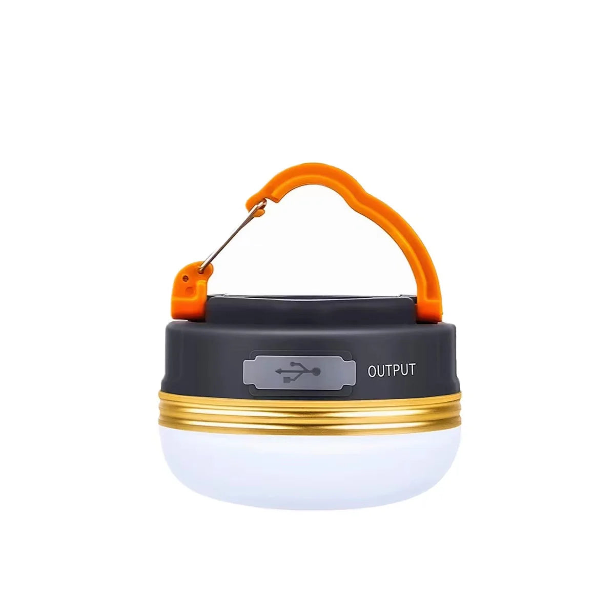 Linterna LED para acampar, 3 modos, COB, de alta potencia, portátil, recargable, con base magnética, banco de energía para emergencias al aire libre y senderismo 