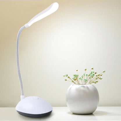 LED Desk Table Reading Lamp For Study Eye Protection Lamp AAA Battery Powered Lamp Folding Creative Night Light