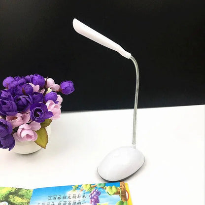 LED Desk Table Reading Lamp For Study Eye Protection Lamp AAA Battery Powered Lamp Folding Creative Night Light