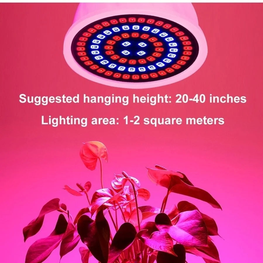 LED Grow Full Spectrum Bulb E27 E14 GU10 MR16 220V Greenhouse Hydroponic Lamp Grow Light For Indoor Plant Phyto Flower Lamp Leedoar