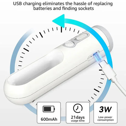 Luz nocturna con sensor de movimiento LED 2 en 1, linterna portátil con sensor de anochecer a amanecer para dormitorio, baño, lectura y acampada 