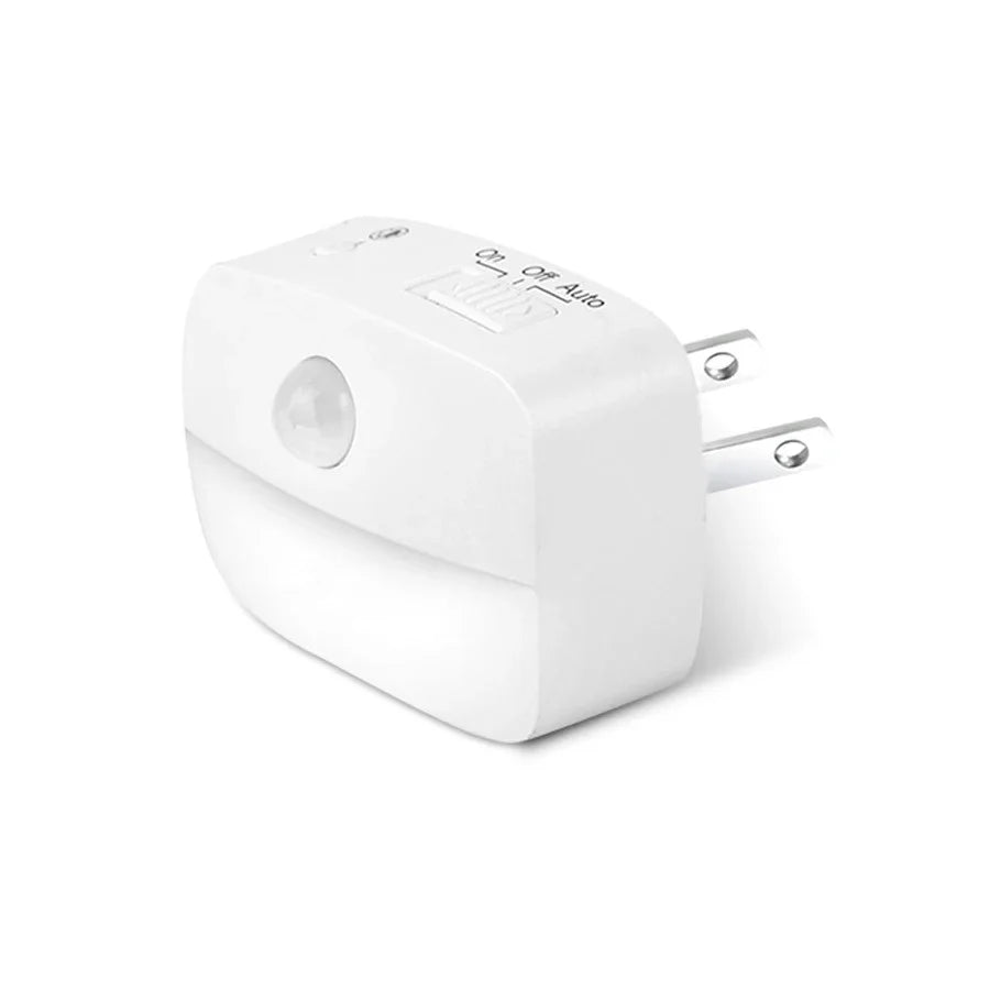 Lámpara LED de noche con sensor de movimiento, enchufe UE/EE. UU., luces de noche para decoración de dormitorio infantil, pasillo, escaleras, WC, mesita de noche