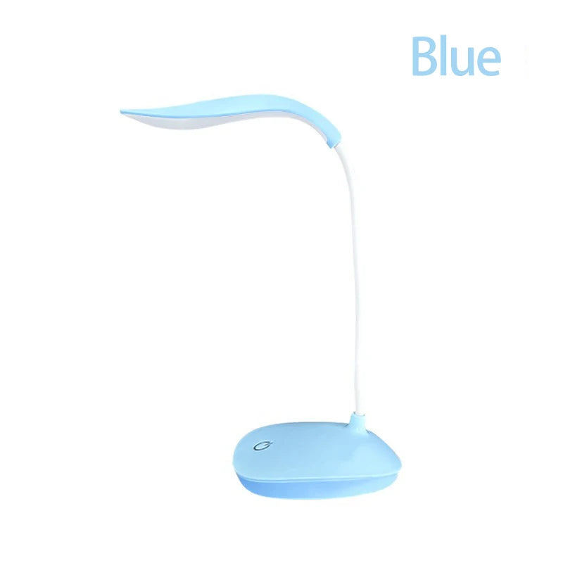 LED Reading Desk Lamp Portable Desk Lamp USB Charging Table Light Touch Dimming Learn Eye Protection Light Room Office Lighting Leedoar