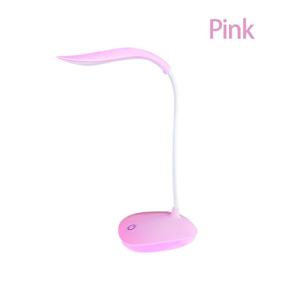 LED Reading Desk Lamp Portable Desk Lamp USB Charging Table Light Touch Dimming Learn Eye Protection Light Room Office Lighting Leedoar