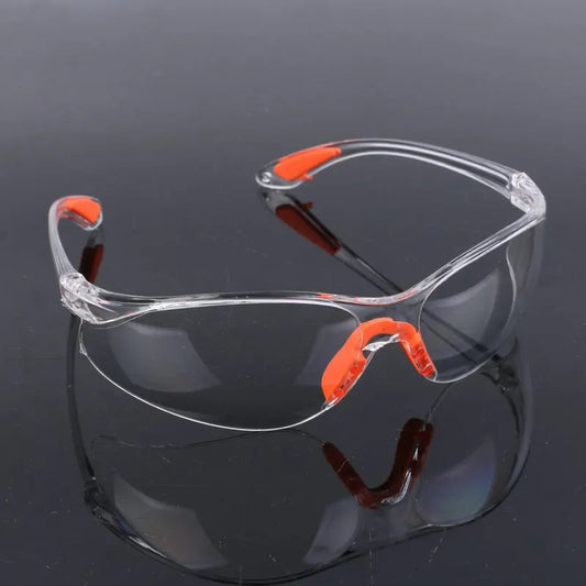 Gafas protectoras de seguridad para el trabajo en laboratorio, material de PC, antiimpacto, a prueba de viento y polvo, gafas de seguridad transparentes para montar a caballo 