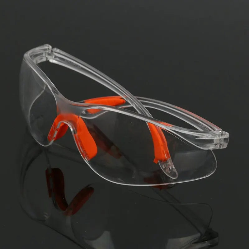 Lab Work Safety Eye Protective Glasses PC Material Anti Impact Wind Dust Proof Goggles Safety Riding Clear Glasses Leedoar