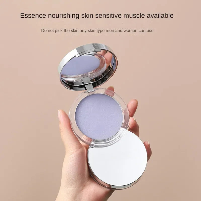 Lavender Pressed Powder Matte Powder Lasting Oil Control Full Coverage Face Compact Setting Powder Makeup Foundation Cosmetics Leedoar