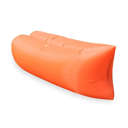 Lazy Inflatable Sofa Outdoor Portable Beach Air Sofa Folding Camping Inflatable Sofa Bed Sleeping Bag Single Person Leedoar