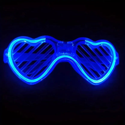 Led Glasses Neon Party Flashing Glasses Luminous Light Glasses Bar Party Concert Props Fluorescent Glow Photo Props Supplies Leedoar