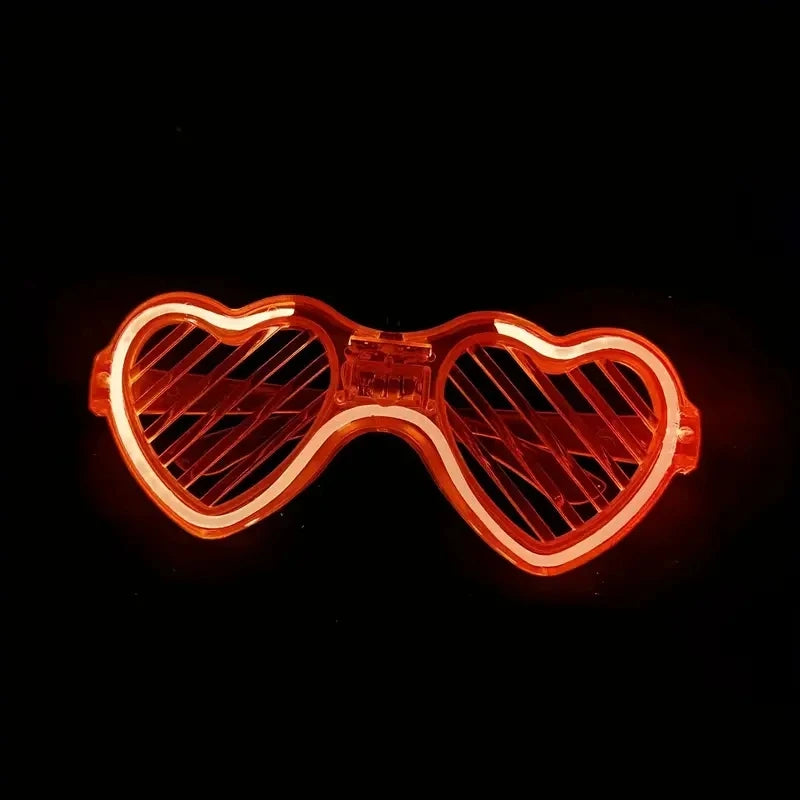 Led Glasses Neon Party Flashing Glasses Luminous Light Glasses Bar Party Concert Props Fluorescent Glow Photo Props Supplies Leedoar