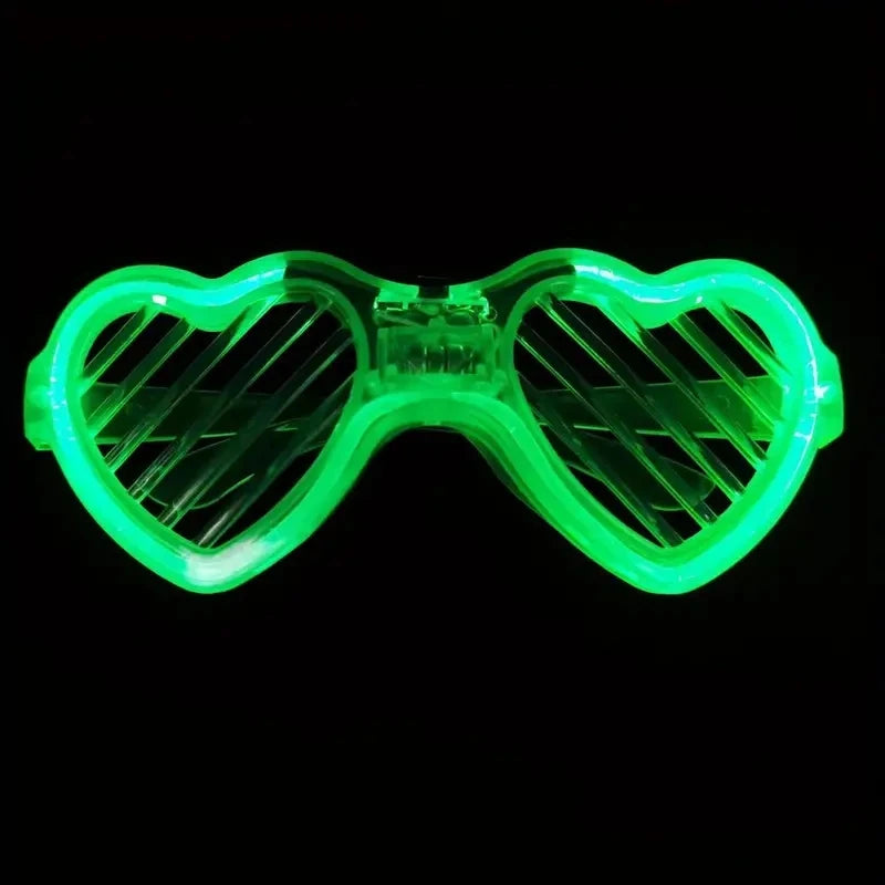 Led Glasses Neon Party Flashing Glasses Luminous Light Glasses Bar Party Concert Props Fluorescent Glow Photo Props Supplies Leedoar