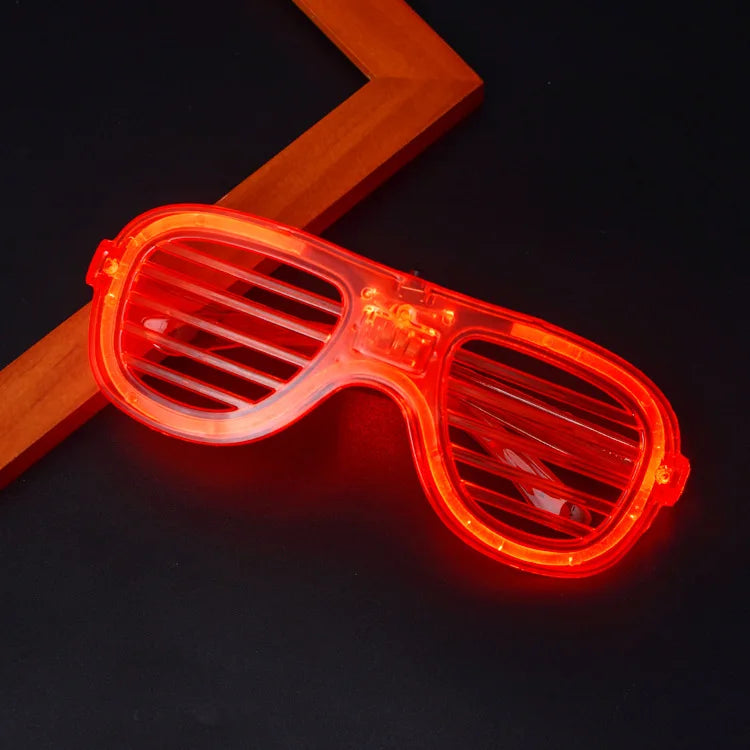 Led Glasses Neon Party Flashing Glasses Luminous Light Glasses Bar Party Concert Props Fluorescent Glow Photo Props Supplies Leedoar