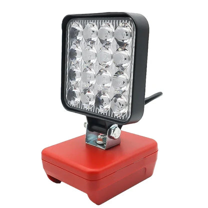 Luz LED para Dewalt, batería de 18 V, 4 pulgadas, focos portátiles, inalámbricos, para trabajo al aire libre, pesca, herramienta de emergencia de mano