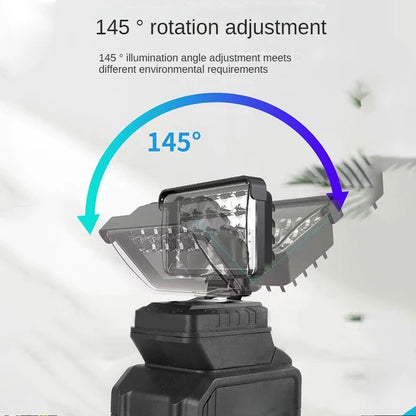 Luz LED para batería Makita 4X4, focos portátiles, luz de emergencia de mano inalámbrica para trabajo al aire libre y pesca 