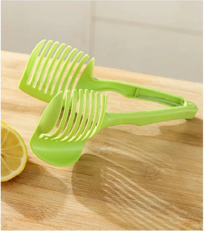 Lemon Tomato SlicerMultifunctional Fruit Divider with HandleTomato SlicerHousehold Cutting Lemon Slicer Leedoar