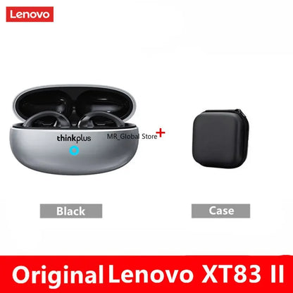 Fones de ouvido sem fio Lenovo XT83 II TWS Bluetooth 5.3 Fones de ouvido com clipe de ouvido Design Touch Control HD Voice Fones de ouvido esportivos 2023 