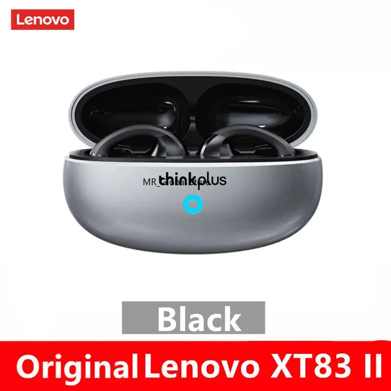 Auriculares inalámbricos Lenovo XT83 II TWS con Bluetooth 5.3, diseño de clip para la oreja, control táctil, voz HD, auriculares deportivos 2023 