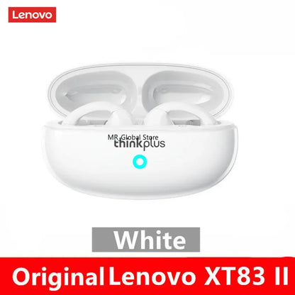 Auriculares inalámbricos Lenovo XT83 II TWS con Bluetooth 5.3, diseño de clip para la oreja, control táctil, voz HD, auriculares deportivos 2023 