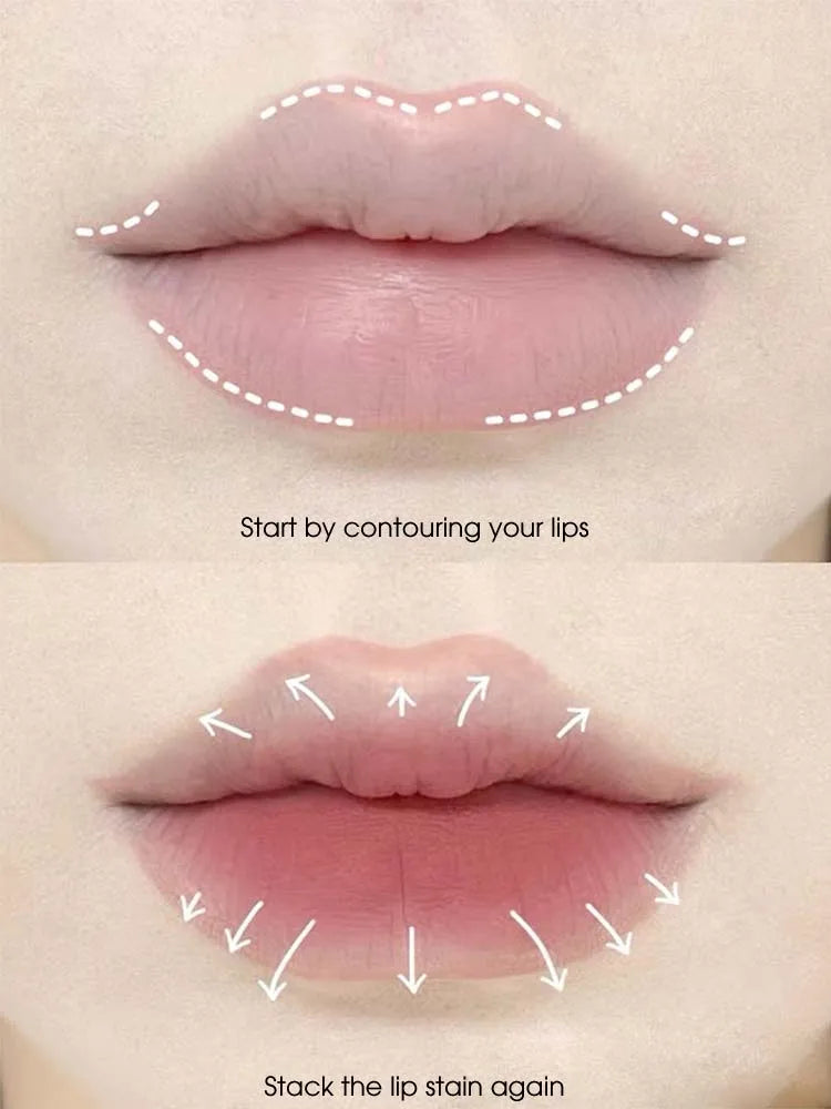 Light sweet and soft fog lipliner outlines the lip shape, lasting, not easy to fade, not take off makeup, nude pink lip liner Leedoar