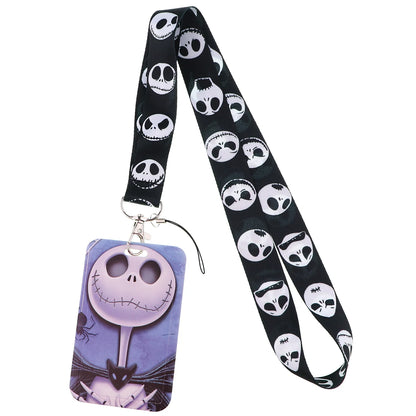 Lilo Stitch Cute Couples Lanyard For Keys Chain Credit Card Cover Pass Mobile Phone Charm Straps ID Badge Holder Key Accessories Leedoar