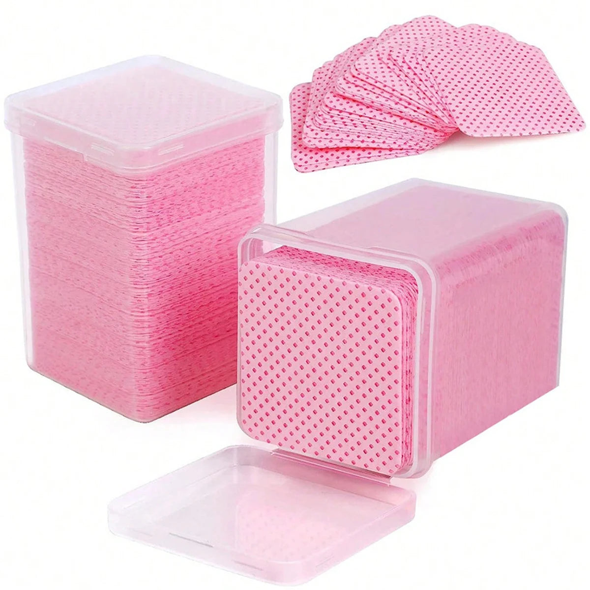 Lint Free Cotton Pads Nail Polish Remover Wipes Cleaning Tool Nail Art Cleaning Wipes Tips UV Gel Polish Removal Pad Paper Wipes Leedoar