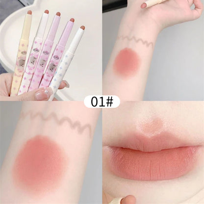 Lápis delineador de lábios Matte Velvet Lip Liner Pen Outline Lip Shape Batom Caneta À prova d'água Duradouro Antiaderente Copo Nude Lip Gloss Maquiagem 