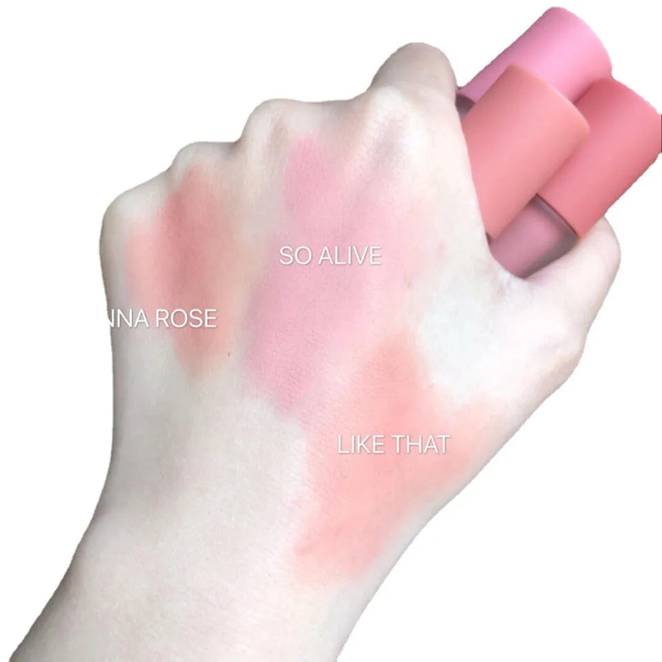 Liquid Blush Long-acting Waterproof Easy Halo Dye Brightens The Face Smooth Peach Red Female Cosmetics Leedoar