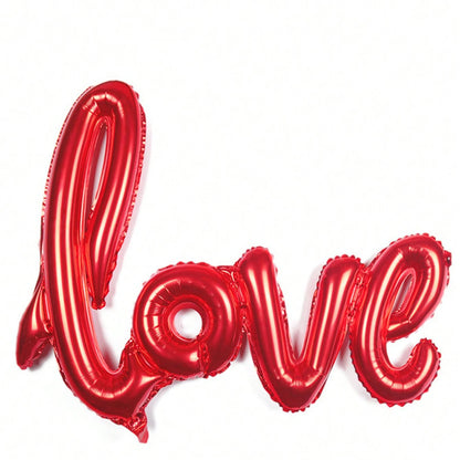 Love Balloon Latex-printed Love Sequins Balloon Combination Decoration 10pcs Leedoar