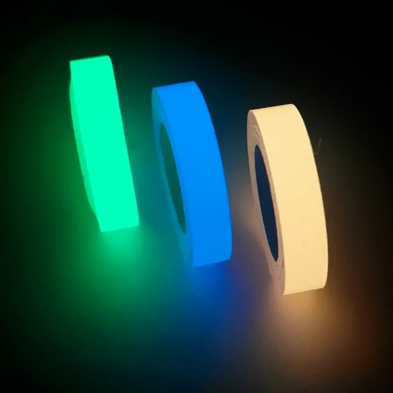 Luminous Safety Warning Tape Luminous Stickers Fire Exit Stage Fluorescent Self-adhesive Wall Stickers Leedoar