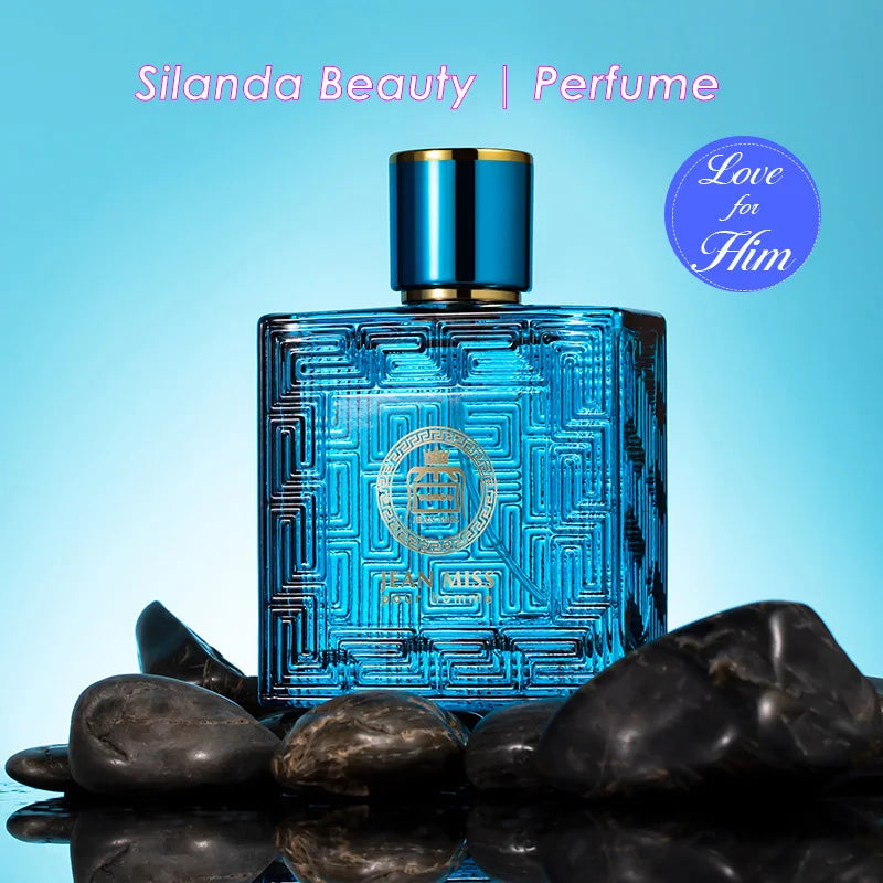 Luxury 50ml Men's Perfume Cologne Scent Eau De Parfum Spray Homme Perfume Blue Lasting Oriental Woody Tone Charming Sexually