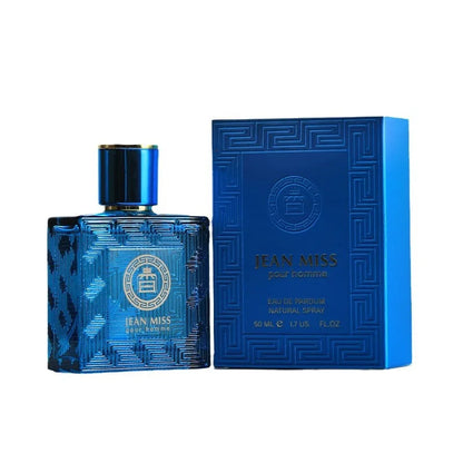 Luxury 50ml Men's Perfume Cologne Scent Eau De Parfum Spray Homme Perfume Blue Lasting Oriental Woody Tone Charming Sexually