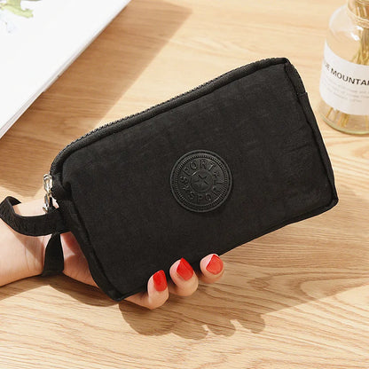 Men and Women Wallets New Korean Large Capacity Portable Oxford Fabric Coin Wallet Waterproof Portable