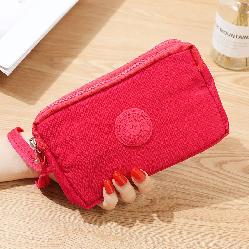 Men and Women Wallets New Korean Large Capacity Portable Oxford Fabric Coin Wallet Waterproof Portable