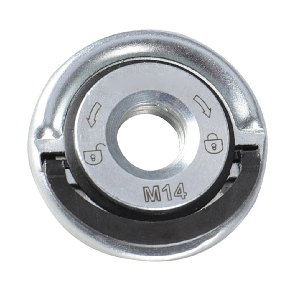 M14 Angle Grinder Quick Release Self-Locking Grinder Pressing Plate Flange Nut Power Chuck Leedoar