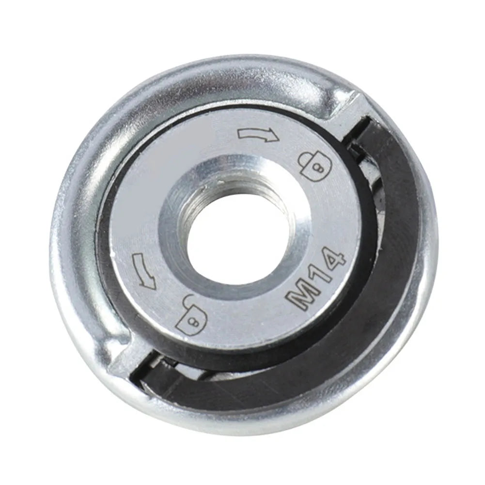 M14 Angle Grinder Quick Release Self-Locking Grinder Pressing Plate Flange Nut Power Chuck Leedoar